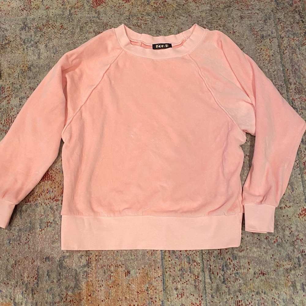 Kondi Velour Raglan Sweatshirt